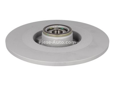 Disc frână ATE, spate, cu rulment (cu inel ABS) pentru: RENAULT LAGUNA III, LATITUDE, TWINGO III, TWIZY 0.9-Electric 10.07-