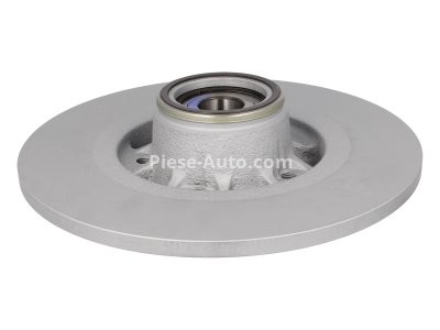 Disc frână ATE, spate, cu rulment (cu inel ABS) pentru: RENAULT KANGOO BE BOP, KANGOO EXPRESS, KANGOO II, LATITUDE 1.5D-1.6LPG 02.08-