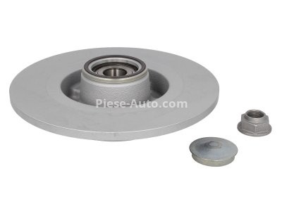 Disc frână ATE, spate, cu rulment (cu inel ABS) pentru: RENAULT FLUENCE, GRAND SCENIC III, LATITUDE, SCENIC III 1.2-Electric 02.09-