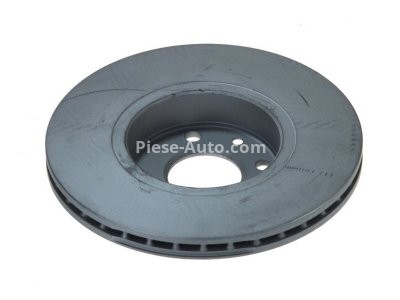 Disc frână ATE, față,  (puternic carbonatat; cu suruburi) pentru: DACIA LOGAN, LOGAN EXPRESS, LOGAN MCV; LADA LARGUS; NISSAN MICRA C+C III, MICRA III, MICRA V, NOTE 0.9-2.0 11.02-