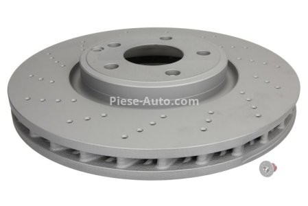 Disc frână ATE, față,  (modelat / puternic carbonatat) pentru: MERCEDES CLS (C218), CLS SHOOTING BRAKE (X218) 2.2D-3.5 01.11-12.17 1