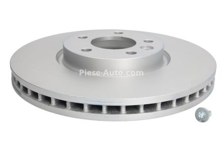 Disc frână ATE, față,  (puternic carbonatat; cu suruburi) pentru: VW CALIFORNIA T5 CAMPER, CALIFORNIA T6 CAMPER, MULTIVAN T5, MULTIVAN T6, PASSAT B6, PASSAT B7 1.6D-Electric 04.03-