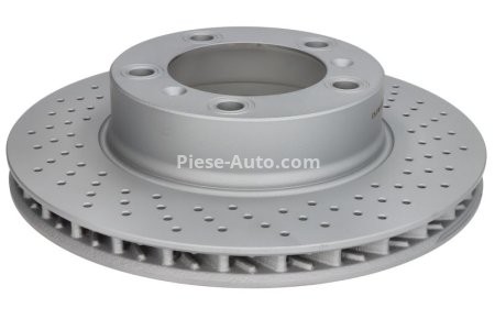 Disc frână ATE, față, dreapta (modelat / puternic carbonatat) se potrivește: PORSCHE BOXSTER, CAYMAN 2.7 11.04-12.09