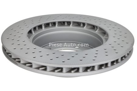 Disc frână ATE, față, dreapta (modelat / puternic carbonatat) se potrivește: PORSCHE BOXSTER, CAYMAN 2.7 11.04-12.09