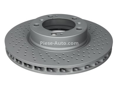 Disc frână ATE, față, dreapta (modelat / puternic carbonatat) se potrivește: PORSCHE 911, 911 TARGA, BOXSTER, BOXSTER SPYDER, CAYMAN 2.9-3.8 08.97-06.13