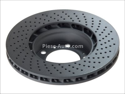 Disc frână ATE, față, stânga (modelat / puternic carbonatat) se potrivește: PORSCHE 911, 911 TARGA, BOXSTER, BOXSTER SPYDER, CAYMAN 2.9-3.8 08.97-06.13