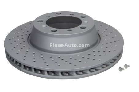 Disc frână ATE, spate, dreapta (modelat / puternic carbonatat) se potrivește: PORSCHE 911, 911 SPEEDSTER, 911 TARGA 3.0-3.8 03.99-12.19