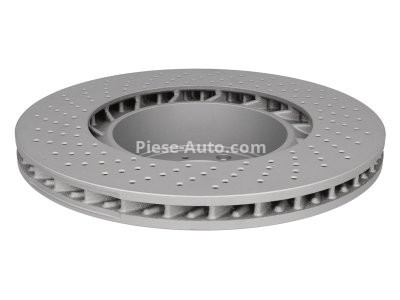 Disc frână ATE, față, dreapta (modelat / puternic carbonatat) se potrivește: PORSCHE 718 BOXSTER, 718 CAYMAN, 911, 911 TARGA, BOXSTER, CAYMAN 2.0-3.6 06.08-