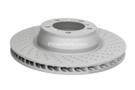 Disc frână ATE, spate, dreapta (modelat / puternic carbonatat) se potrivește: PORSCHE 911 3.6/3.8 03.06-12.12 1