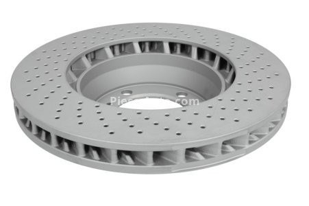 Disc frână ATE, față, stânga (modelat / puternic carbonatat) se potrivește: PORSCHE 718 BOXSTER, 718 CAYMAN, 911, 911 SPEEDSTER, 911 TARGA 2.5-3.8 06.00-