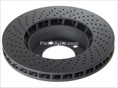 Disc frână ATE, față, dreapta (modelat / puternic carbonatat) se potrivește: PORSCHE 718 BOXSTER, 911, 911 SPEEDSTER, 911 TARGA 2.5-3.8 06.00-