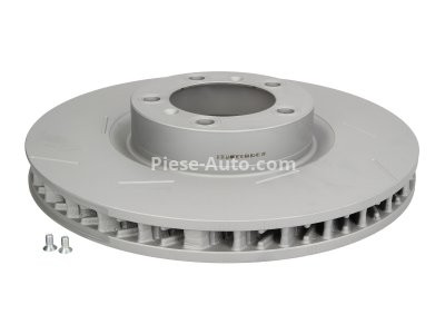 Disc frână ATE, față, stânga (modelat / puternic carbonatat) se potrivește: PORSCHE PANAMERA 3.0-4.8 07.09-10.16