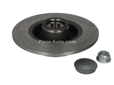Disc frână BOSCH, cu rulment, spate, (cu inel ABS) pentru: DACIA SANDERO II; NISSAN NOTE; RENAULT CLIO III, CLIO III/HATCHBACK, MEGANE I, MEGANE II, MEGANE II/KOMBI 1.2-2.0 03.99-