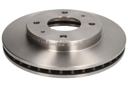Disc frână BOSCH, față, pentru: VOLVO S40 I, V40; DODGE AVENGER; HYUNDAI SANTAMO; KIA JOICE; MITSUBISHI GALANT VI, GALANT VII, GALANT VIII, LANCER V, LANCER VII 1.6-2.5 06.87-