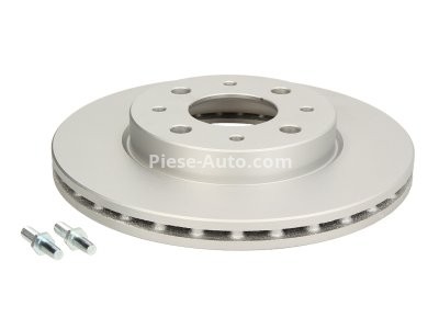 Disc frână BOSCH, față, pentru: FIAT 500, 500 C, DOBLO, DOBLO/ MINIVAN, PANDA, PANDA/HATCHBACK, STILO; FORD KA; LANCIA YPSILON 1.2-1.9D 10.01-