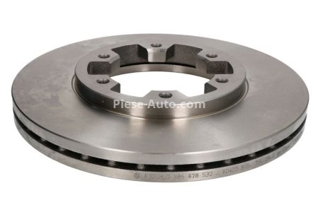 Disc frână BOSCH, față, pentru: FORD MAVERICK; NISSAN NAVARA, PATHFINDER I, PICK UP, TERRANO I, TERRANO II 2.4-3.2D 07.86-09.07