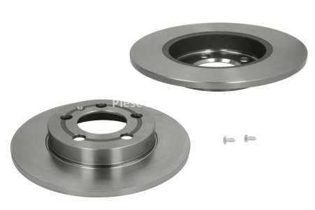 Disc frână BOSCH, spate, pentru: AUDI A3, TT; SKODA OCTAVIA I, OCTAVIA II; VW BORA, BORA I, GOLF IV 1.6-3.2 12.96-12.13
