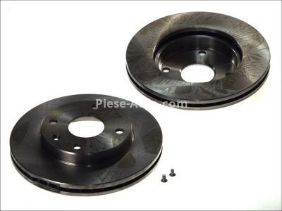 Set discuri frână DELPHI (2 buc.) ,față,  pentru: CHEVROLET EPICA, EVANDA, LACETTI, NUBIRA; DAEWOO EVANDA, LACETTI, NUBIRA 1.4-2.0D 08.02-