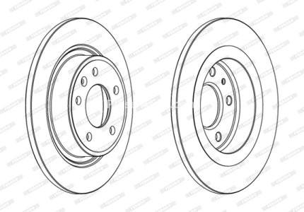 Set discuri frână FERODO (2 buc.) spate, se potrivește: CHEVROLET CRUZE, ORLANDO, VOLT; OPEL AMPERA, ASTRA J, ASTRA J GTC, CASCADA, ZAFIRA C 1.3D-2.0D 05.09-