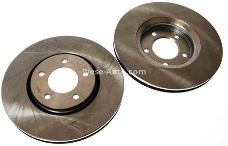Set discuri frână DELPHI (2 buc.) ,față,  pentru: CHRYSLER RAM, VOYAGER III, VOYAGER IV; DODGE CARAVAN; JEEP CHEROKEE 2.4-3.8 01.95-07.09