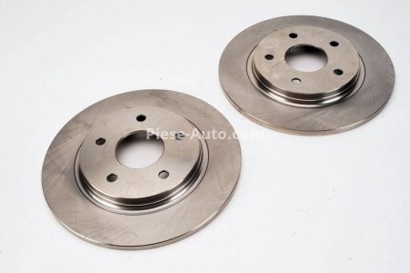 Set discuri frână DELPHI (2 buc.) spate, pentru: CHRYSLER GRAND VOYAGER V, VOYAGER V; DODGE GRAND, JOURNEY; FIAT FREEMONT 2.0D-3.8 10.07-