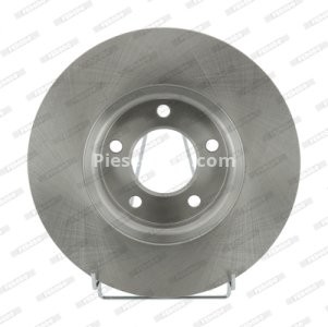 Set discuri frână FERODO (2 buc.) față, se potrivește: CHRYSLER VOYAGER III, VOYAGER IV, VOYAGER V; DODGE CARAVAN; FIAT FREEMONT; LANCIA VOYAGER 2.0D-3.8 10.97-