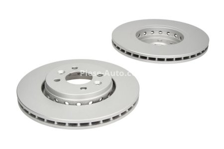 Set discuri frână DELPHI (2 buc.) ,față,  (puternic carbonatat; cu suruburi) pentru: DACIA DOKKER, DOKKER EXPRESS/MINIVAN, LODGY; RENAULT CAPTUR I, CLIO II, CLIO III 1.0-2.0 10.96-