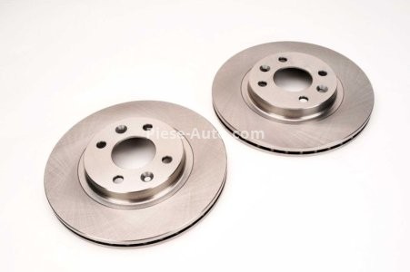 Set discuri frână DELPHI (2 buc.) ,față,  pentru: DACIA LOGAN, LOGAN EXPRESS, LOGAN II, LOGAN MCV, SANDERO, SANDERO II; NISSAN KUBISTAR; RENAULT 19 I, 19 I CHAMADE 1.0-2.0 06.89- 3