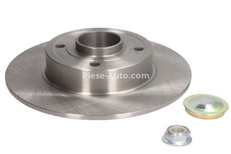 Disc frână FERODO, spate, (cu inel ABS) se potrivește: DACIA SANDERO II; NISSAN NOTE; RENAULT CLIO III, CLIO III/HATCHBACK, MEGANE II, MODUS, TWINGO II, WIND 0.9-2.0D 09.02-