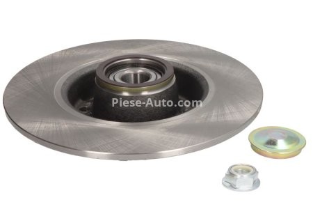 Disc frână FERODO, spate, (cu inel ABS) se potrivește: DACIA SANDERO II; NISSAN NOTE; RENAULT CLIO III, CLIO III/HATCHBACK, MEGANE II, MODUS, TWINGO II, WIND 0.9-2.0D 09.02-