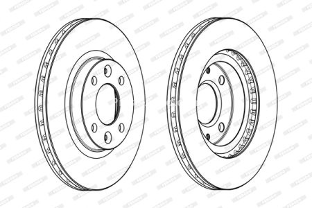 Set discuri frână FERODO (2 buc.) față, se potrivește: DACIA LOGAN II, LOGAN MCV II, SANDERO II, SANDERO III; RENAULT CLIO IV, CLIO IV/HATCHBACK, CLIO IV/KOMBI 0.9-Electric 06.11- 3