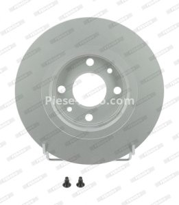 Set discuri frână FERODO (2 buc.) față, se potrivește: DACIA LOGAN, LOGAN EXPRESS, LOGAN II, LOGAN MCV, SANDERO, SANDERO II; RENAULT LOGAN I, SANDERO/STEPWAY I 1.0-1.6LPG 05.96-