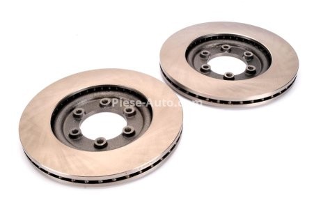 Set discuri frână FERODO (2 buc.) față, se potrivește: DAEWOO REXTON; SSANGYONG MUSSO SPORTS, REXTON / REXTON II 2.3-3.2 04.02-
