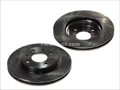 Set discuri frână DELPHI (2 buc.) ,față,  pentru: FIAT 500, 500 C, PANDA, PANDA/HATCHBACK; FORD KA 1.2-1.4CNG 09.03-