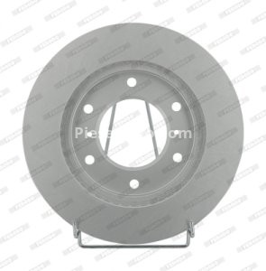 Set discuri frână FERODO (2 buc.) față, se potrivește: FIAT FULLBACK; MITSUBISHI L200 / TRITON, PAJERO SPORT II 2.4D-3.5 11.05-