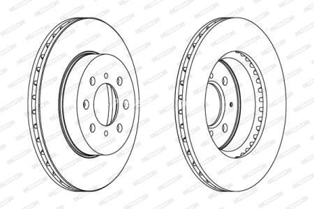 Set discuri frână FERODO (2 buc.) față, se potrivește: HONDA CITY V, CIVIC IV, CIVIC V, CIVIC VI, CIVIC VII, CRX II, CRX III, INSIGHT, JAZZ III; LOTUS ELISE, ELISE 340 R 1.1-2.0D 09.87- 3