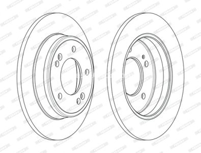 Set discuri frână FERODO (2 buc.) spate, se potrivește: HYUNDAI CRETA, ELANTRA V, ELANTRA VI, I30, KONA, KONA/SUV, VELOSTER; KIA CEE'D, CERATO III, PRO CEE'D, SELTOS, SOUL II 1.0-2.0 09.10- 3