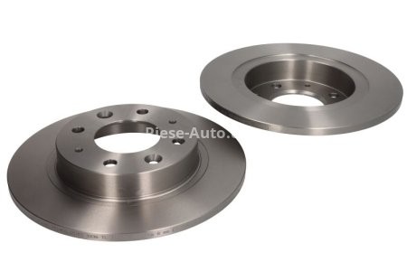 Set discuri frână DELPHI (2 buc.) spate, pentru: KIA CARENS I, CARENS II, CLARUS, SEPHIA II 1.5-2.0D 07.96-