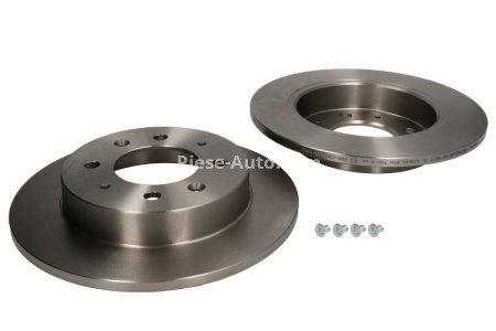 Set discuri frână DELPHI (2 buc.) spate, pentru: KIA CERATO I 1.5D-2.0D 03.04-12.09