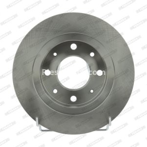 Set discuri frână FERODO (2 buc.) spate, se potrivește: KIA CARENS I, CARENS II, CLARUS, SEPHIA II 1.5-2.0D 07.96-