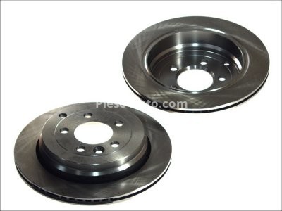 Set discuri frână FERODO (2 buc.) spate, se potrivește: LAND ROVER DISCOVERY III, DISCOVERY IV, RANGE ROVER SPORT I 2.7D/4.0 07.04-12.18