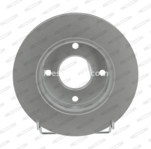 Set discuri frână FERODO (2 buc.) față, se potrivește: MITSUBISHI COLT CZC VI, COLT VI; SMART FORFOUR 1.1-1.5D 01.04-06.12