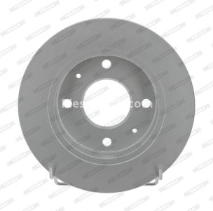 Set discuri frână FERODO (2 buc.) spate, se potrivește: MITSUBISHI COLT CZC VI, COLT VI; SMART FORFOUR 1.1-1.5D 01.04-06.12
