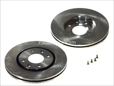 Set discuri frână FERODO (2 buc.) față, se potrivește: PEUGEOT 406 1.6/1.8/1.9D 11.95-10.04