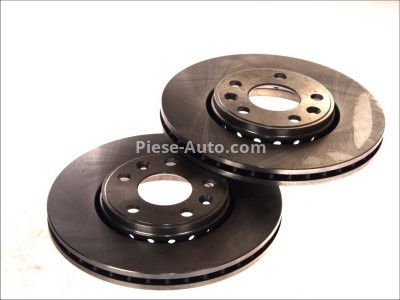 Set discuri frână DELPHI (2 buc.) ,față,  pentru: RENAULT FLUENCE, GRAND SCENIC III, LAGUNA, LAGUNA III, LATITUDE, MEGANE, MEGANE III, SCENIC III 1.2-Electric 10.07- 1
