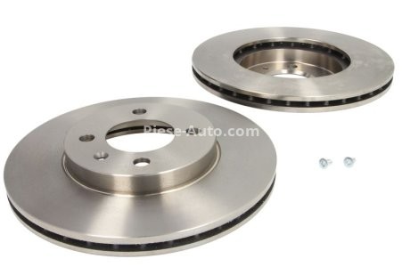 Set discuri frână DELPHI (2 buc.) ,față,  pentru: SEAT AROSA, CORDOBA, CORDOBA VARIO, IBIZA II, IBIZA III, INCA, TOLEDO I; VW CADDY II, CADDY III 1.0-2.0 08.83-11.09