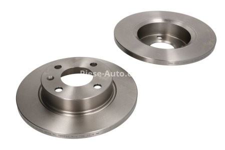 Set discuri frână DELPHI (2 buc.) ,față,  pentru: SKODA FAVORIT, FAVORIT FORMAN, FAVORIT/KOMBI, FELICIA CUBE, FELICIA I, FELICIA II 1.3/1.6/1.9D 01.89-04.02