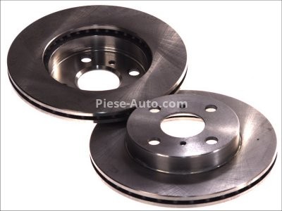 Set discuri frână DELPHI (2 buc.) ,față,  pentru: TOYOTA ECHO, PLATZ, VIOS / SOLUNA VIOS, YARIS, YARIS VERSO 1.0-1.5 04.99-01.08 2