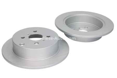 Set discuri frână FERODO (2 buc.) spate, se potrivește: TOYOTA COROLLA, COROLLA VERSO, IST, MATRIX, VIOS / SOLUNA VIOS, YARIS, YARIS VERSO 1.0-2.0D 04.99-07.14 1
