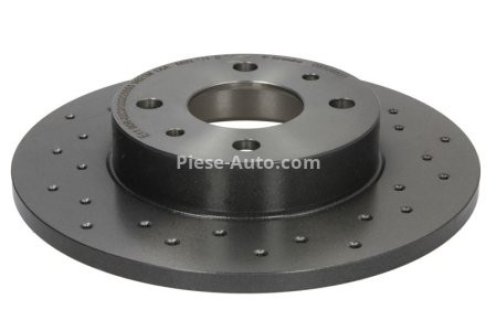 Disc frână BREMBO, spate,  pentru: ABARTH 500 / 595 / 695, 500C / 595C / 695C; FIAT PANDA, PUNTO 1.1/1.2LPG/1.4 04.96-